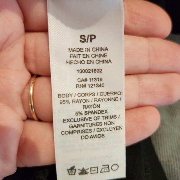 2 FOR $15! Dynamite Long Sleeve Turtleneck/Mock Neck | Black | Sz S - Picture 7 of 9